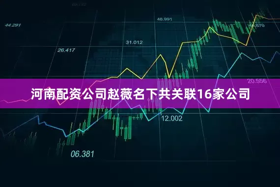 河南配资公司赵薇名下共关联16家公司